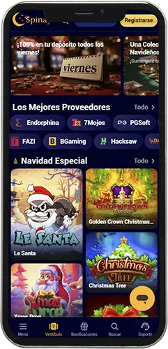 Características de Spinay Casino en tu teléfono